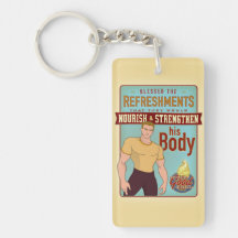Blessed the Refreshments. key chain