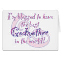 Blessed to have - Godmother cards