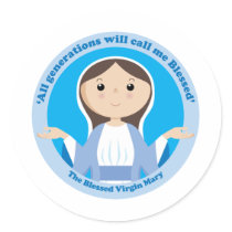 Blessed Virgin Mary Sticker