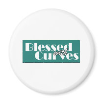 Blessed With Curves Fridge Magnets