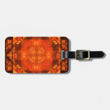 Blessing Abstract Art Address Tag For Bags