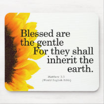 Blessing for Gentleness Matthew 5:5 Mousepad