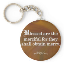Blessing for Mercy Matthew 5-7 Keychain