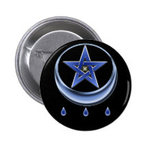 Blessing Symbol & Pentagram Button
