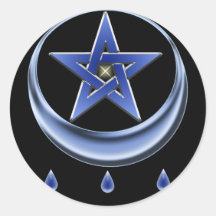 Blessing Symbol & Pentagram Sticker