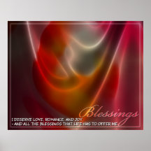 Blessings Abstract Energy Print