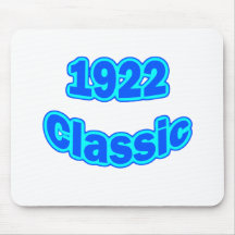 Bleu 1922 classique tapis de souris
