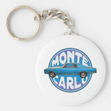 bleu 1970 chevy de Monte Carlo Porte-clé