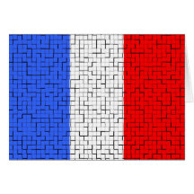 Bleu blanc rouge carte de vœux