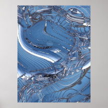 Bleu complexe posters