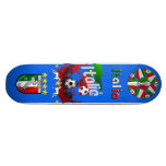 Bleu d'Azzurri, planche à roulettes de Calcio de b