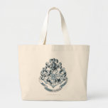 Bleu de crête de Hogwarts Sac De Toile
