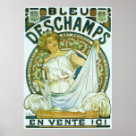 Bleu Deschamps ~ French Vintage Advertising Posters
