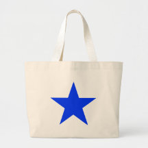 Bleu d'étoile les cadeaux de Zazzle de MUSÉE Sacs En Toile