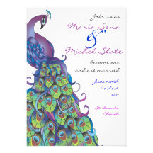 Bleu d'invitation de faire-part de mariage de thèm