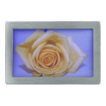 Bleu jaunâtre simple de rose teinté boucles de ceinture