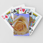 Bleu jaunâtre simple de rose teinté cartes à jouer