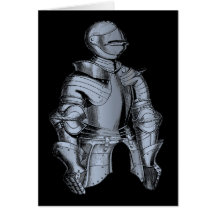 Bleu Knight Blank Card