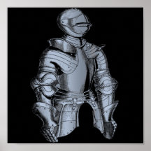 Bleu Knight Print