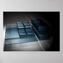 bleu poster