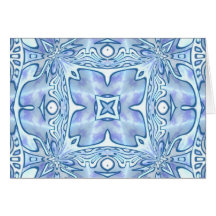 Bleu pour la maman cartes de vœux
