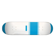 Bleu-Rayures Skateboards Personnalisés