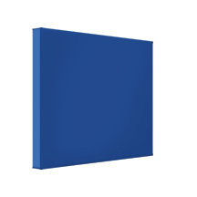 Bleu royal profond impression sur toile