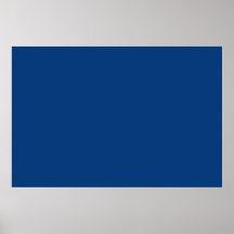 Bleu royal profond poster