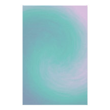 Bleu, Teal et papeterie pourpre de remous Papier À Lettre Personnalisé