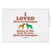 Bleus de Gascogne Greeting Card