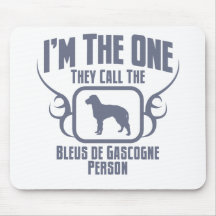 Bleus de Gascogne Mouse Pads