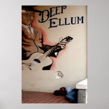 Bleus et le béton froid, JLH Posters