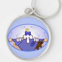 Bleus layette Kilroy Keychain Porte-clé