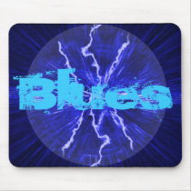 Bleus Mousepad tapis de souris