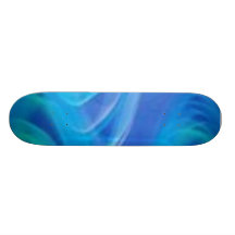 Bleus Plateaux De Skateboards Customisés