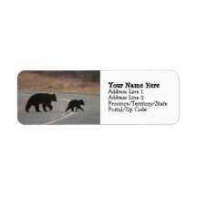 BLHI Black Bears on Highway Custom Return Address Label