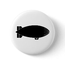 Blimp Pinback Button