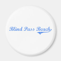 Blind Pass Beach Florida Classic Design Fridge Magnets