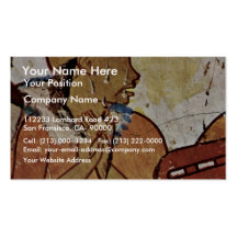 Blind Singer By Maler Der Grabkammer Des Horemhab Business Card Templates