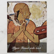 Blind Singer By Maler Der Grabkammer Des Horemhab Flyers