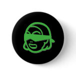 Blindfold Pinback Button