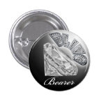 BLING Bearer Wedding Button