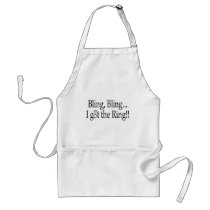 Bling Bling...I Got The Ring!! Aprons