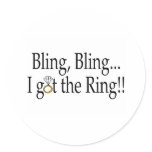 Bling Bling I Got The Ring stickers