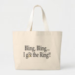 Bling Bling...I Got The Ring!! Tote Bags