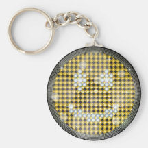 BLING BLING SMILEY KEYCHAIN