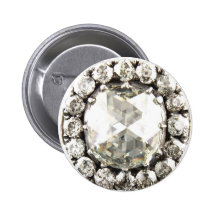 Bling Diamond Rhinestone Vintage Costume Jewellery Pins