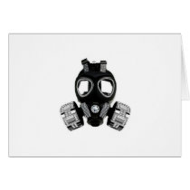 Bling Gas Mask Card