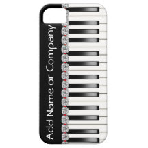 BLING PIANO I Phone 5 Case with  Personalized iPhone 5 Cover