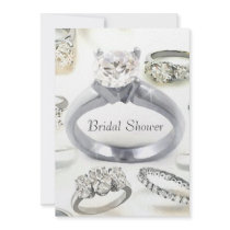 Bling Rings Bridal Shower Invitation